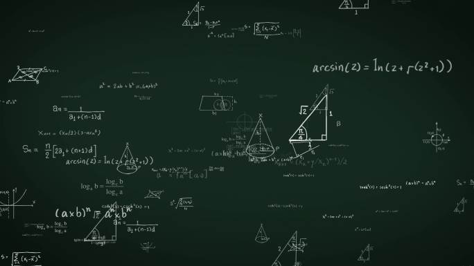 数学公式AE模板-无缝循环