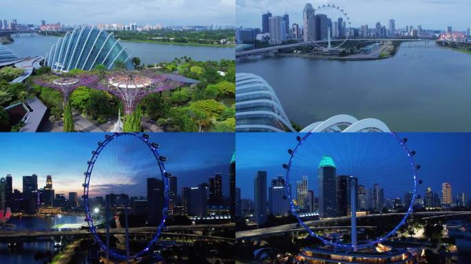 俯视新加坡风景，换个角度感受新加坡的美