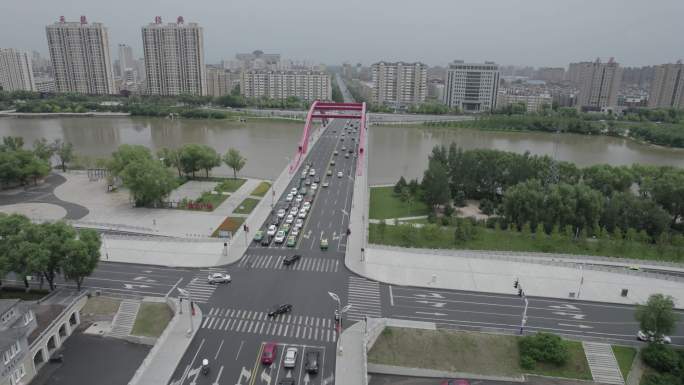 梅河口华阳大桥航拍