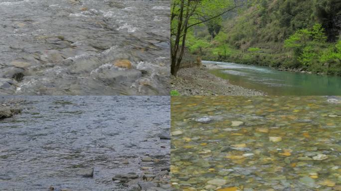 山区春天小河淌水【集锦】