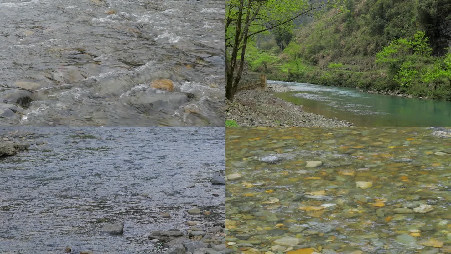 山区春天小河淌水【集锦】