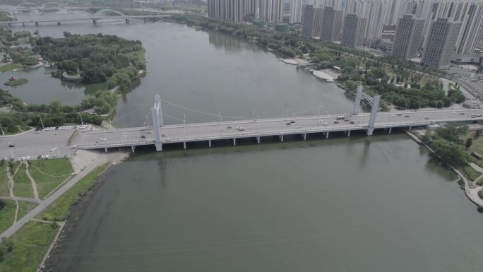 辽阳中华大桥航拍
