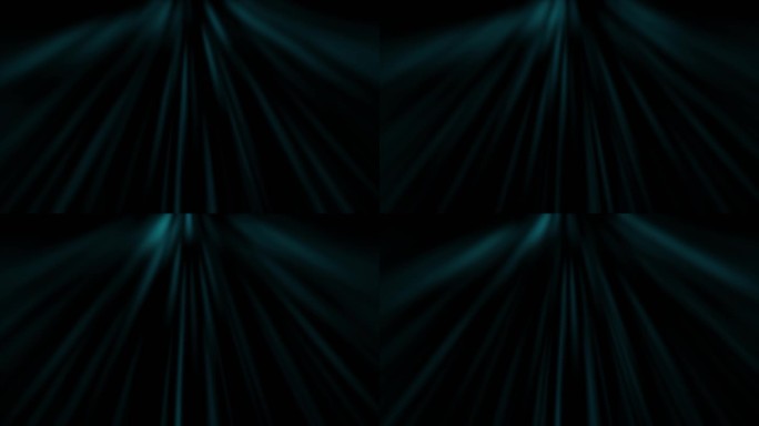 抽象光学光斑条纹光视觉无缝循环动画，中心顶部的彩色聚光灯用于深蓝色背景或过渡的屏幕覆盖。4K回路闪光