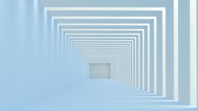 抽象灯光走廊艺术概念空间