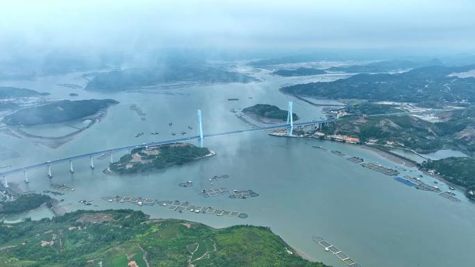 0067福建沙埕湾大桥全景