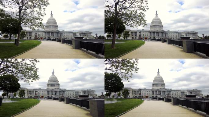 华盛顿特区美国国会大厦-步行