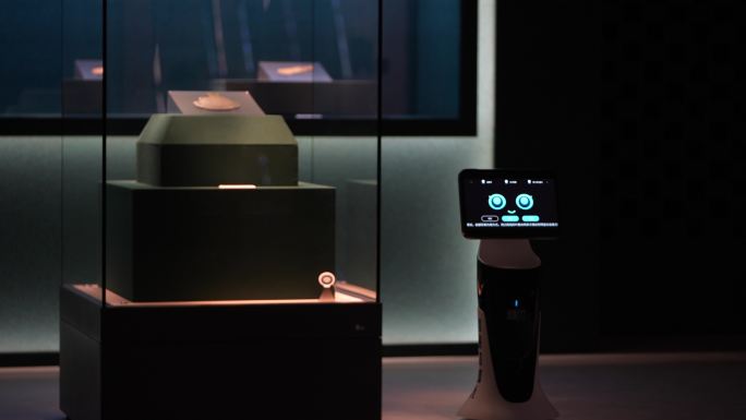 博物馆展览自动科技机器人讲解员自动讲解