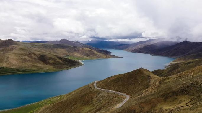 美丽风景 西藏延时 达孜 羊湖