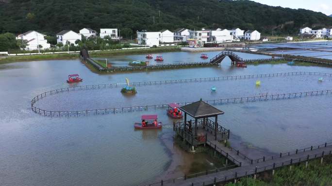 岱山岱东水上娱乐项目 岱山航拍