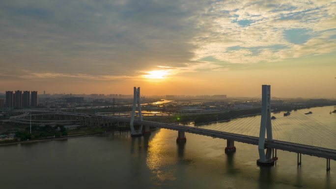2022中山港大桥夕阳