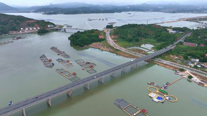 0533福建八尺门大桥海景风光