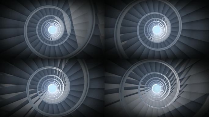 楼梯建筑光影变化镜头素材
