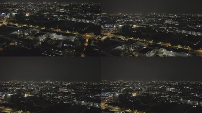 夜晚城市电影感