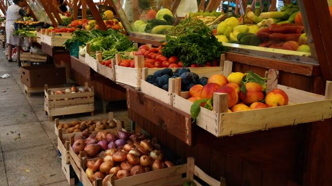 克罗地亚斯普利特当地市场