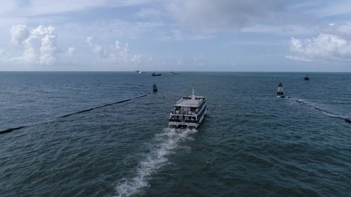 广西北海侨港航拍 北海航拍 北部湾航拍