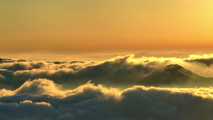 4K黄山云高山徽州航拍