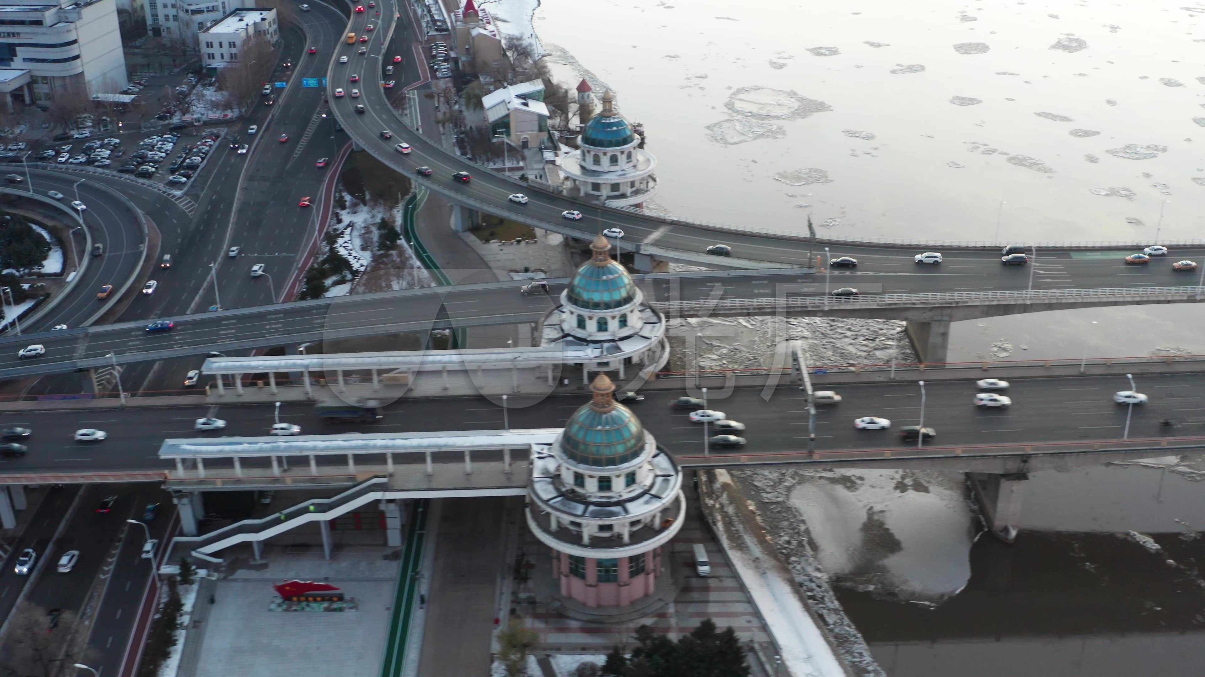 哈尔滨松花江公路大桥风光_站酷海洛_正版图片_视频_字体_音乐素材交易平台_站酷旗下品牌