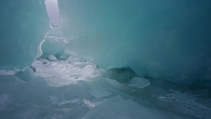 来古冰川蓝冰洞