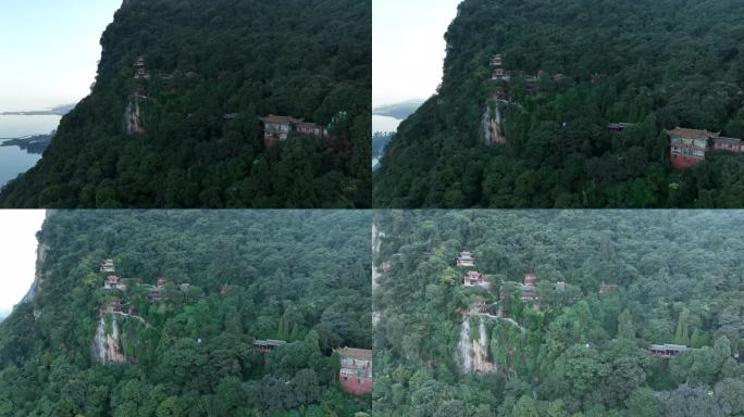 昆明西山风景区航拍