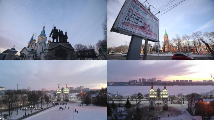 俄罗斯城市延时摄影