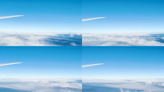 飞机云层航拍