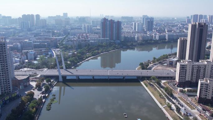 枣阳市区桥梁航拍