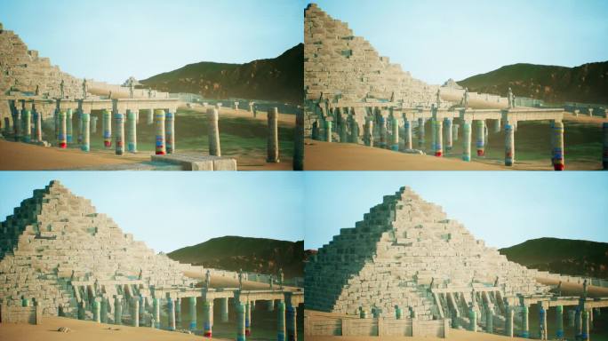 【4k】埃及金字塔古建筑历史14