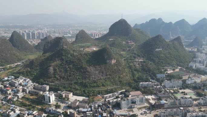 贺州八步区大钟山公园航拍