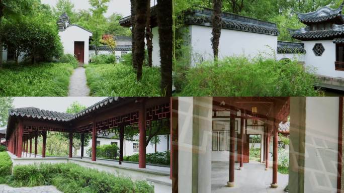 江南园林古典建筑中式庭院