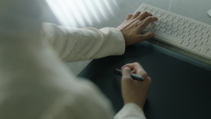 【4K升格】手绘板绘画艺术创作