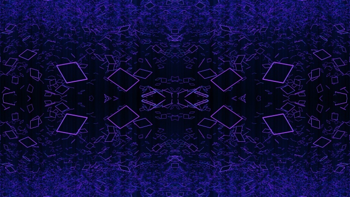 【4K时尚背景】炫紫世界炫酷科技光线几何