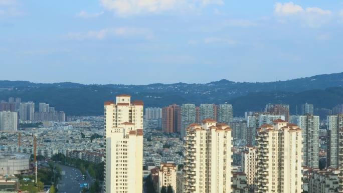 城市 建筑 光影 延时