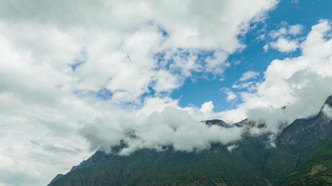 云南大山延时摄影