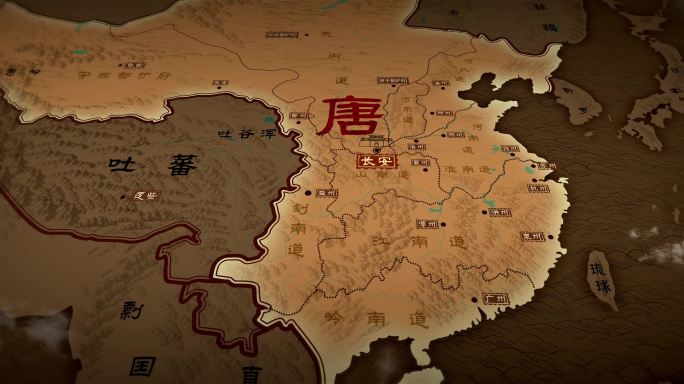 唐朝历史地图 2K（视频）