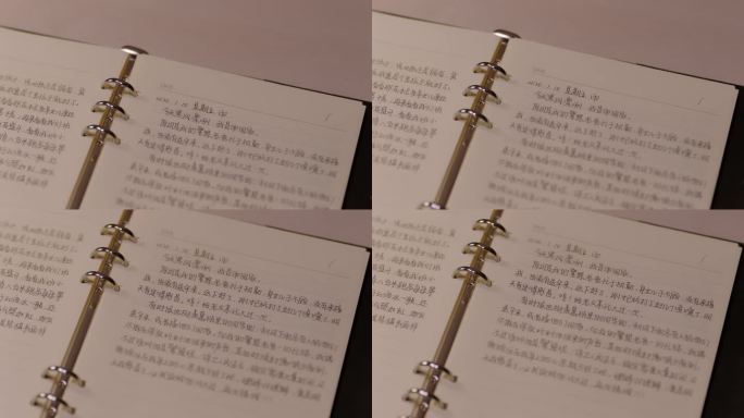 【4K阿莱】少女心情日记本记事本笔记本