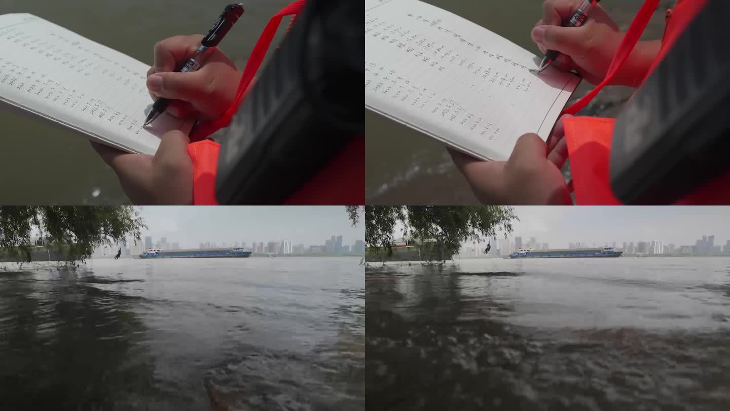 长江边上防汛设备水位检测预警洪水检测