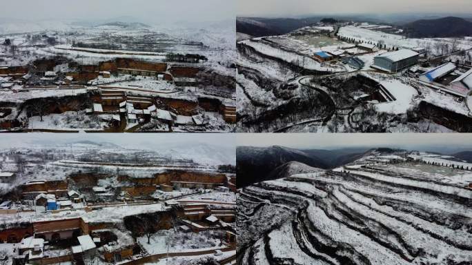 毛家山雪景