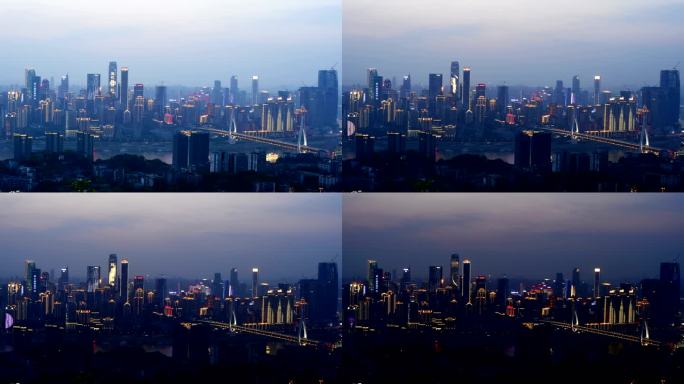 重庆市金融商务中心夜景