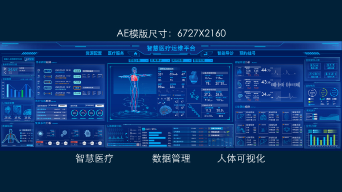 6k智慧医疗可视化平台