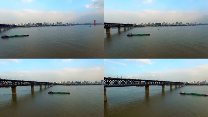 中国乌哈长江大桥桥梁江河江畔