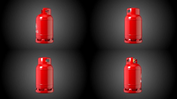 煤气罐天然气罐 气瓶c4d模型