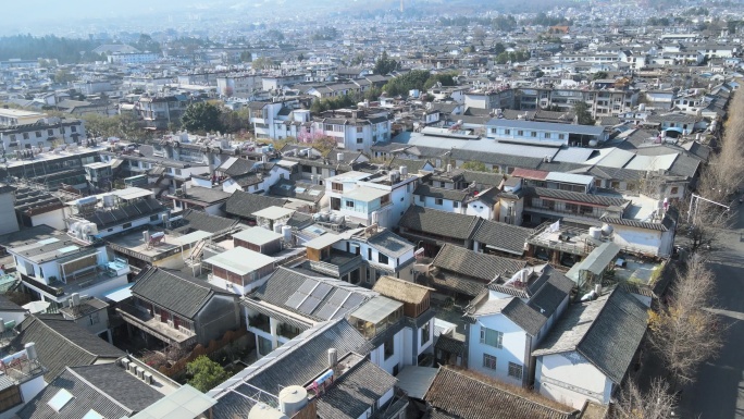 大理古城区城市风光旅游景点