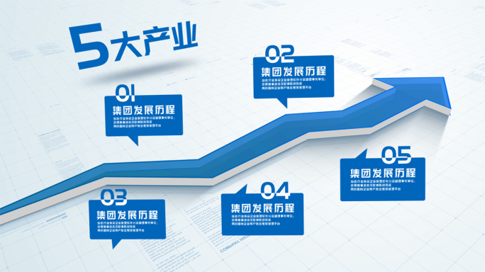 箭头增长板块信息AE面板