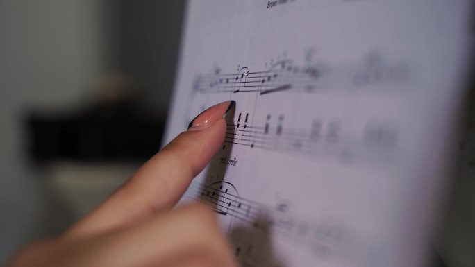 音符-b卷五线谱学习音乐课程钢琴谱子