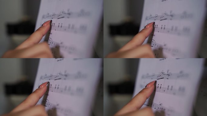 音符-b卷五线谱学习音乐课程钢琴谱子