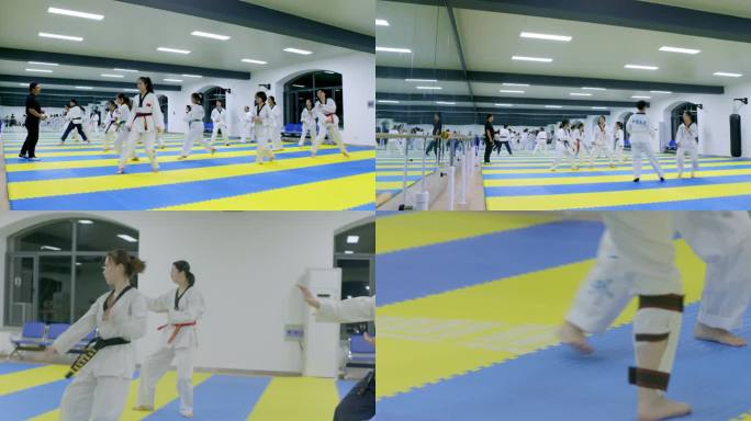 4K-跆拳道训练班体育运动学生社团健身馆
