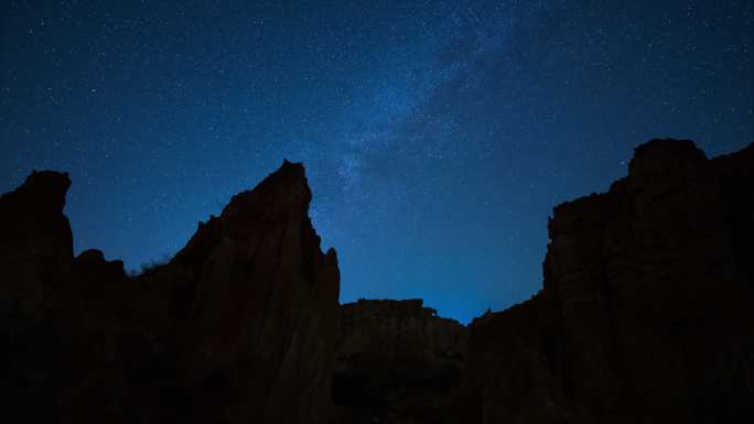 云南元谋浪巴铺土林星空延时