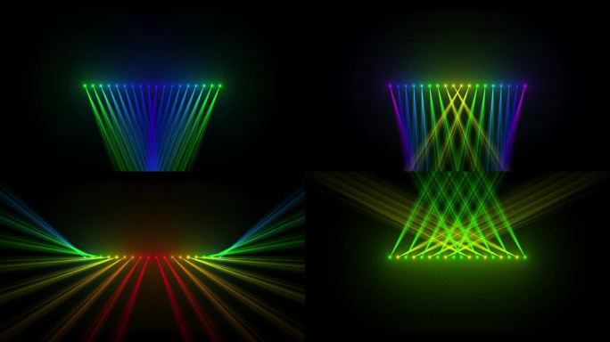 4K七彩射灯 灯光秀 光束灯 激光灯