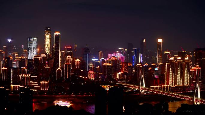 重庆市金融商务中心夜景