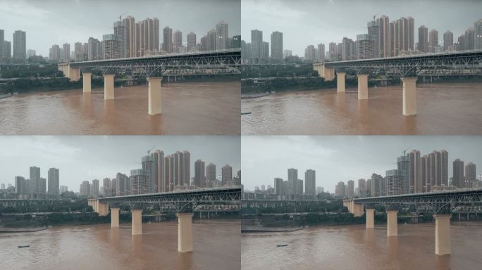 中国重庆嘉陵江大桥。